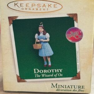 Wizard of Oz Dorothy Hallmark mini ornament